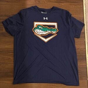 Under Armour Dark Blue Alligator Graphic Tee